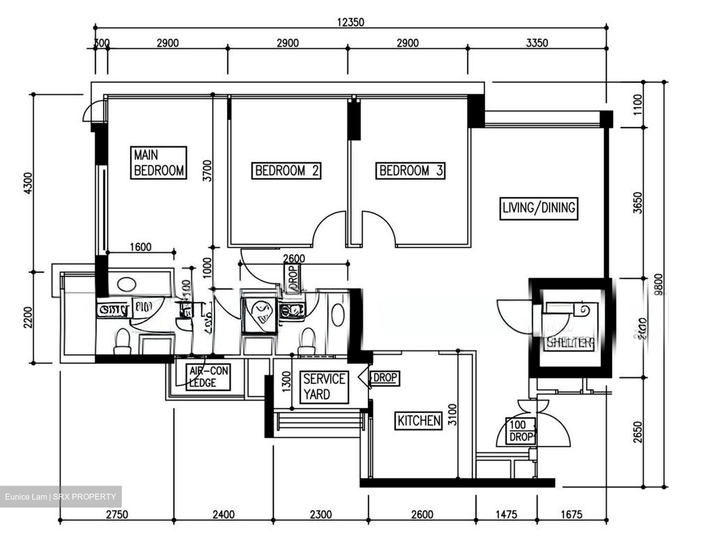 Blk 273B Atrina (Sengkang), HDB 4 Rooms #545188301
